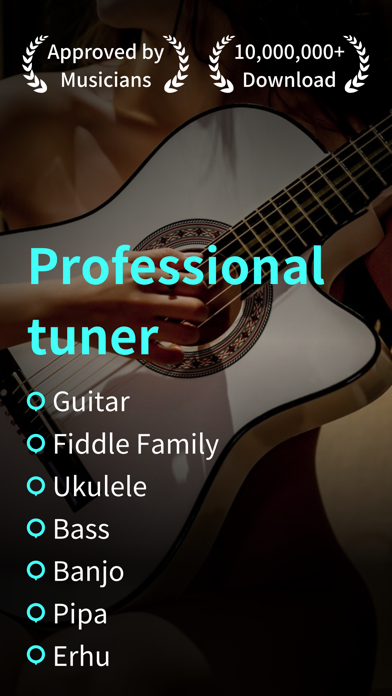 Tuner-Guitar&Ukulele&Bass Screenshot