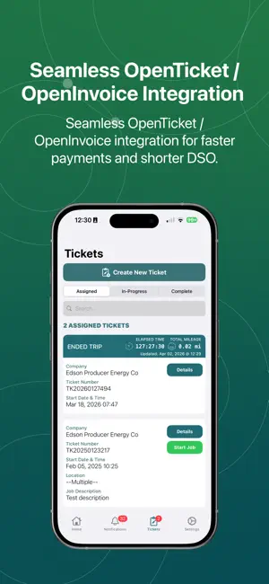 Enverus OpenTicket Mobile screenshot 1