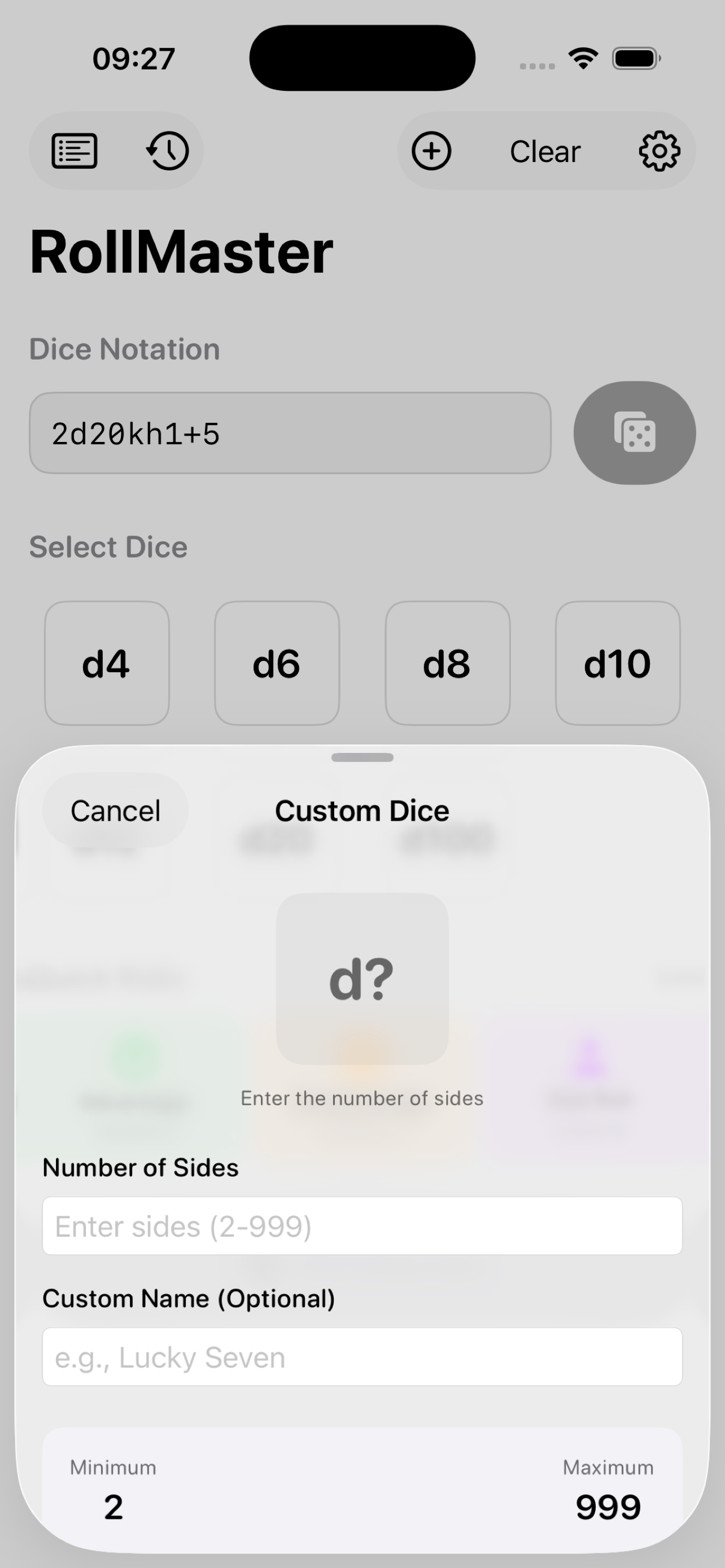 Roll Master - Dice Roller screenshot 6