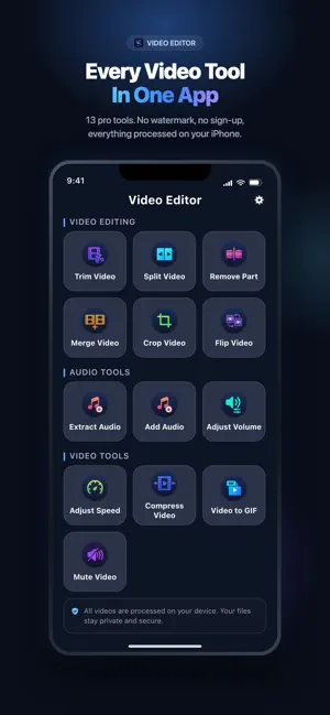 Video Editor Tools screenshot 1