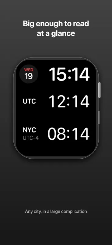 UTC Face: World Clock screenshot 1 of 5
