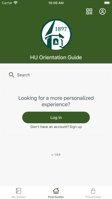 App screenshot