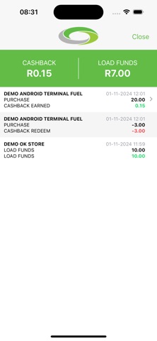 Infinity Rewards Card iPhone screenshot 2