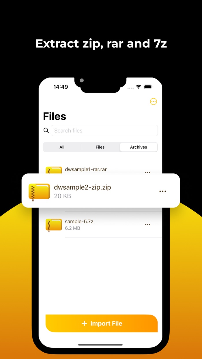 Rar Opener - 7z, Zip Extractor