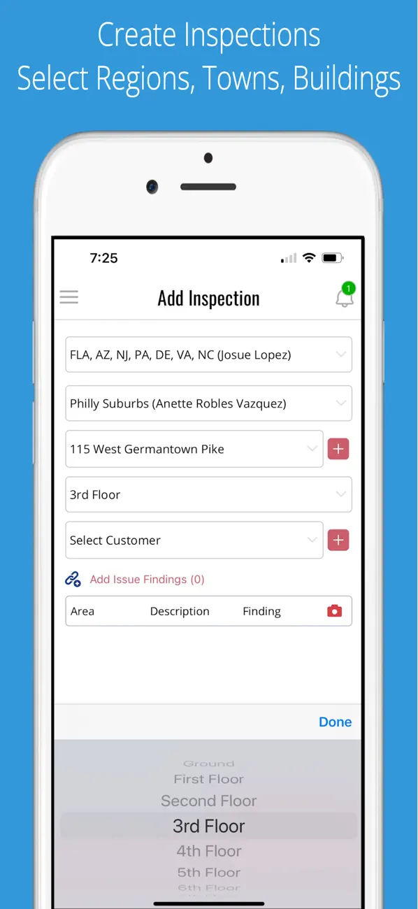 Screenshot #2 pour WorkMerk Inspections