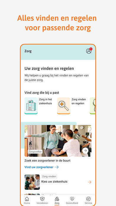 UnitedConsumers Zorg Screenshot