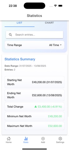 WhatsMyNetWorth screenshot