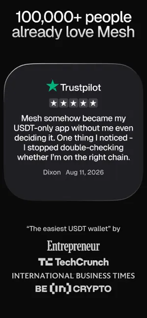 Mesh: USDT Wallet screenshot 2