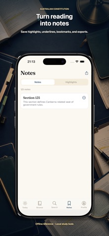 Australian Constitution iPhone screenshot