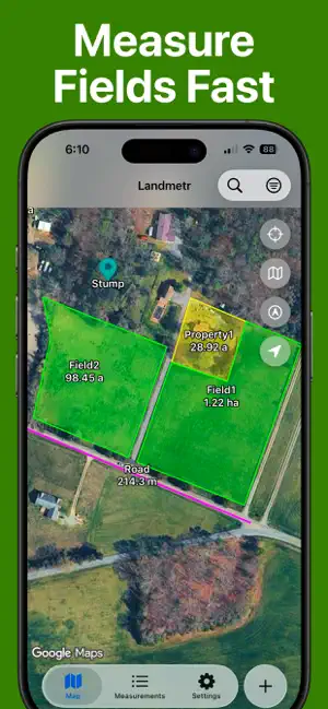 Field Maps Measure - Landmetr screenshot 1