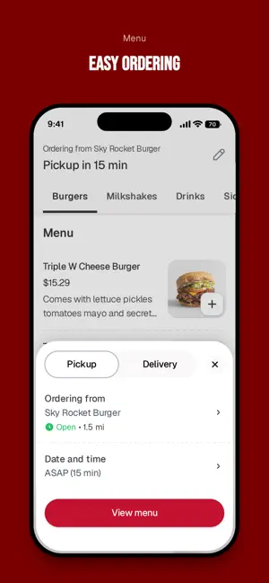 Sky Rocket Burger To Go screenshot 3