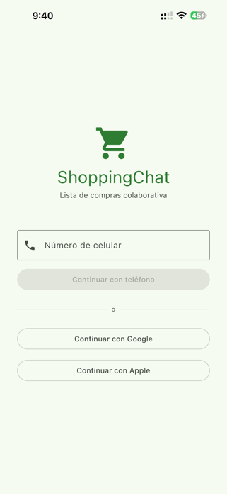 Chat de Compras Screenshot 1 of 3