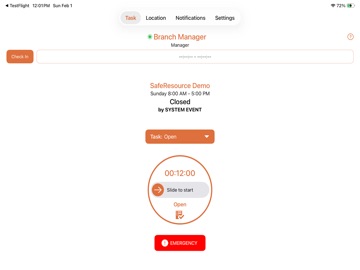 SafeResource iPad screenshot
