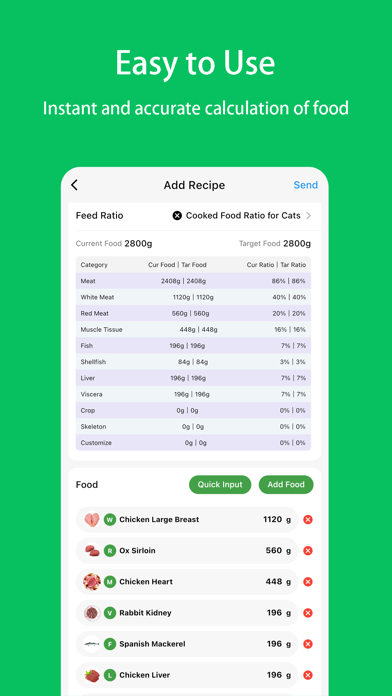 Pet Recipe Screenshot