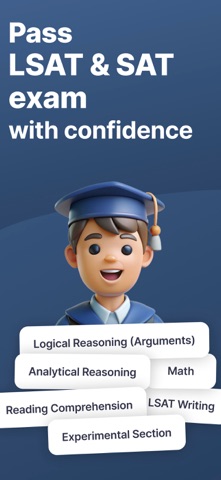 LSAT & SAT Test Prep 2026 iPhone screenshot