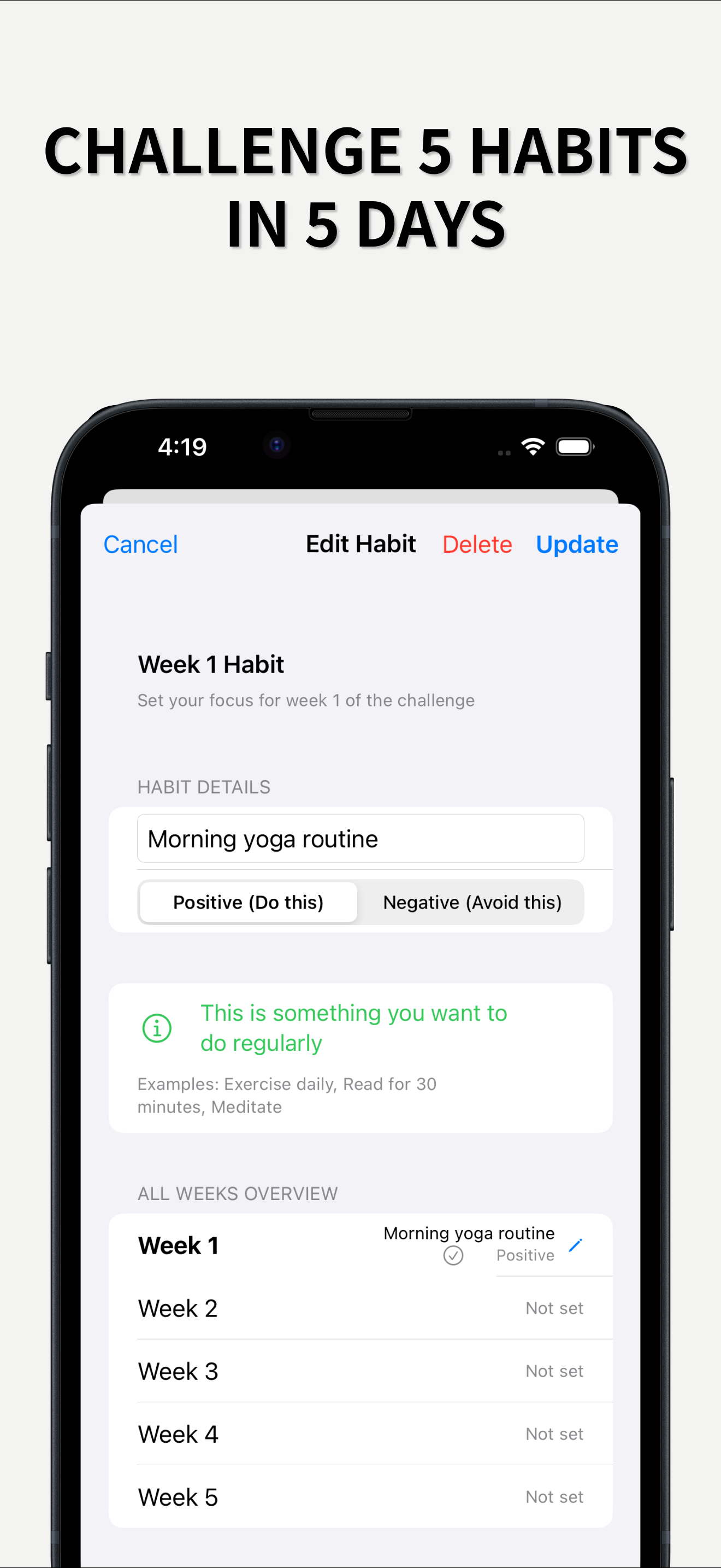 35 Day Challenge:Habit Tracker