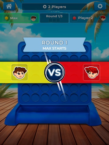 Four in a Row - 2 Player Games iPad screenshot