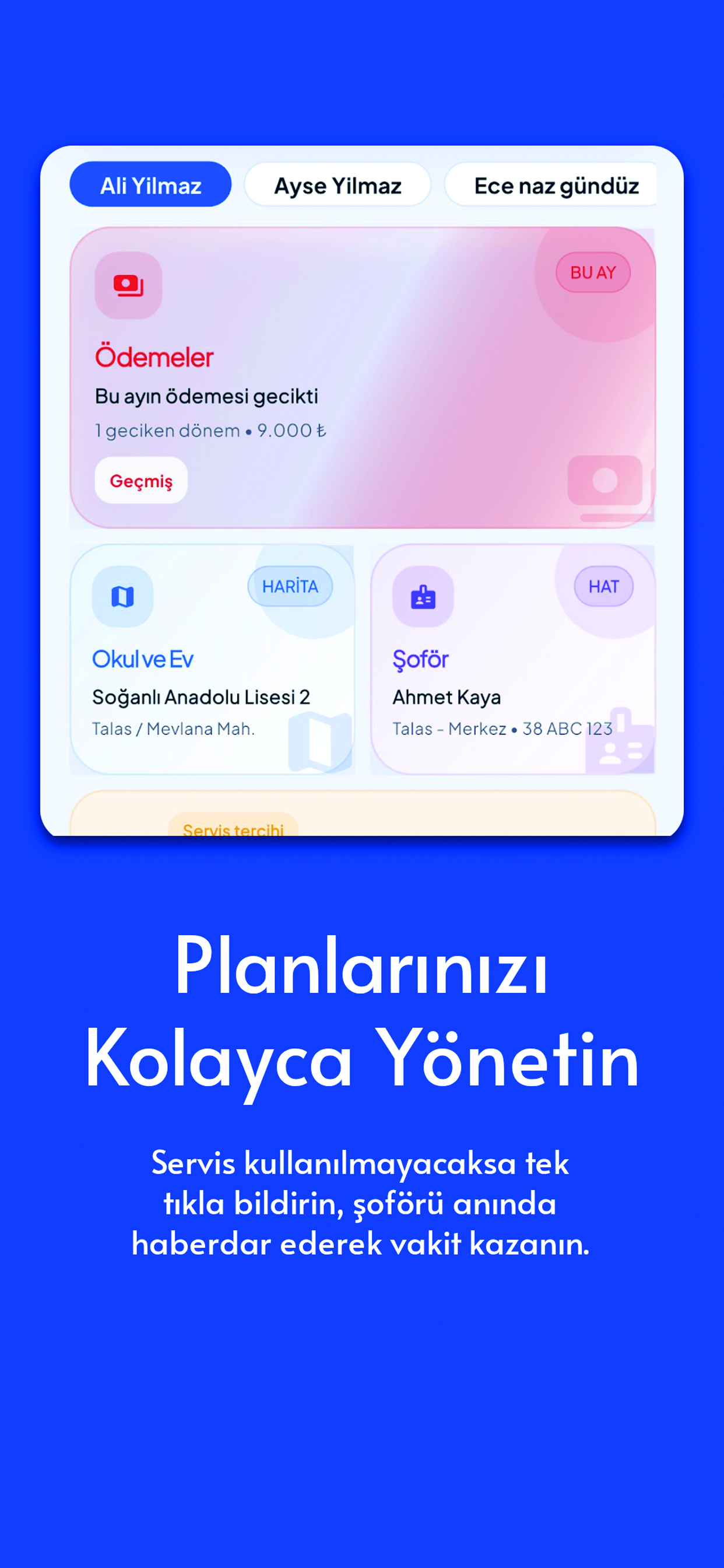 Veligo: Servis Takip & Yönetim screenshot 3