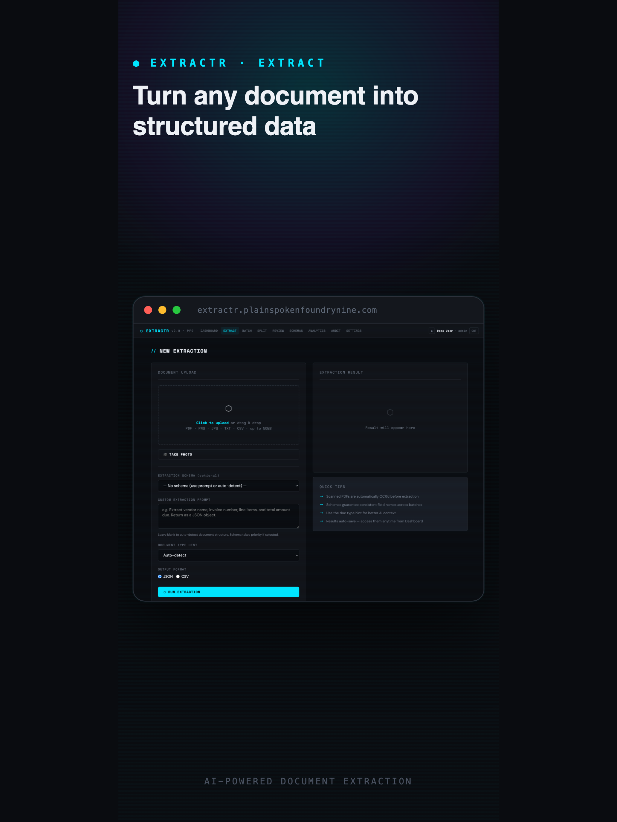 EXTRACTR: AI Doc Extraction screenshot 8