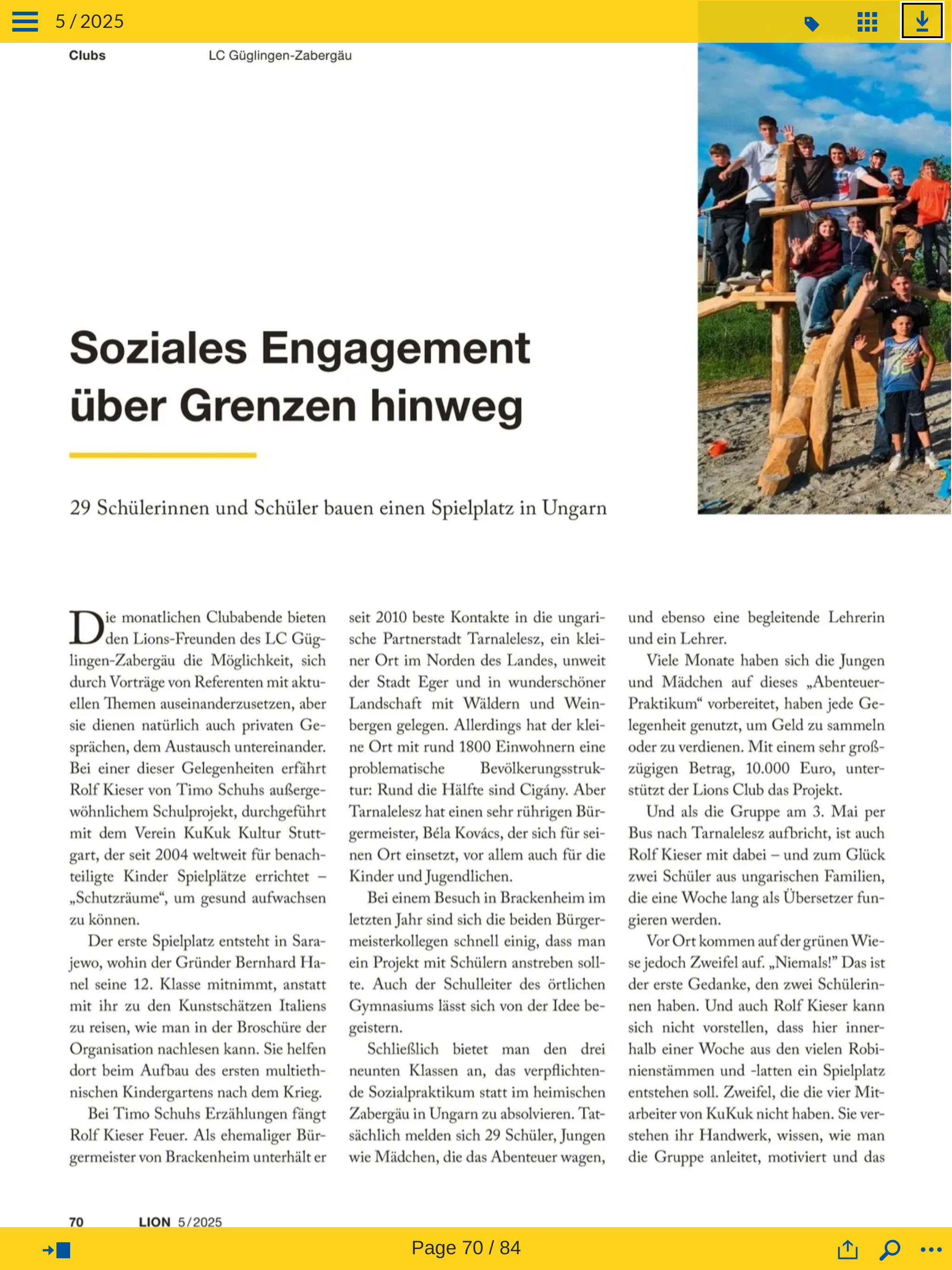 Das LION-Magazin Deutsche screenshot 15