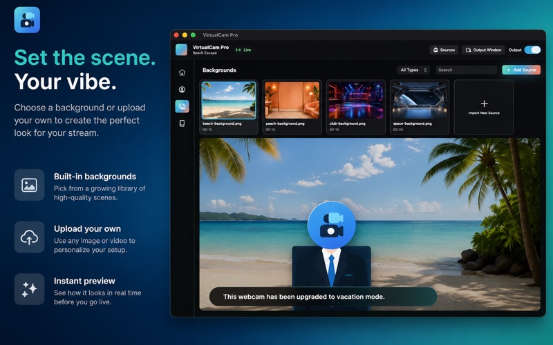 VirtualCam Pro screenshot