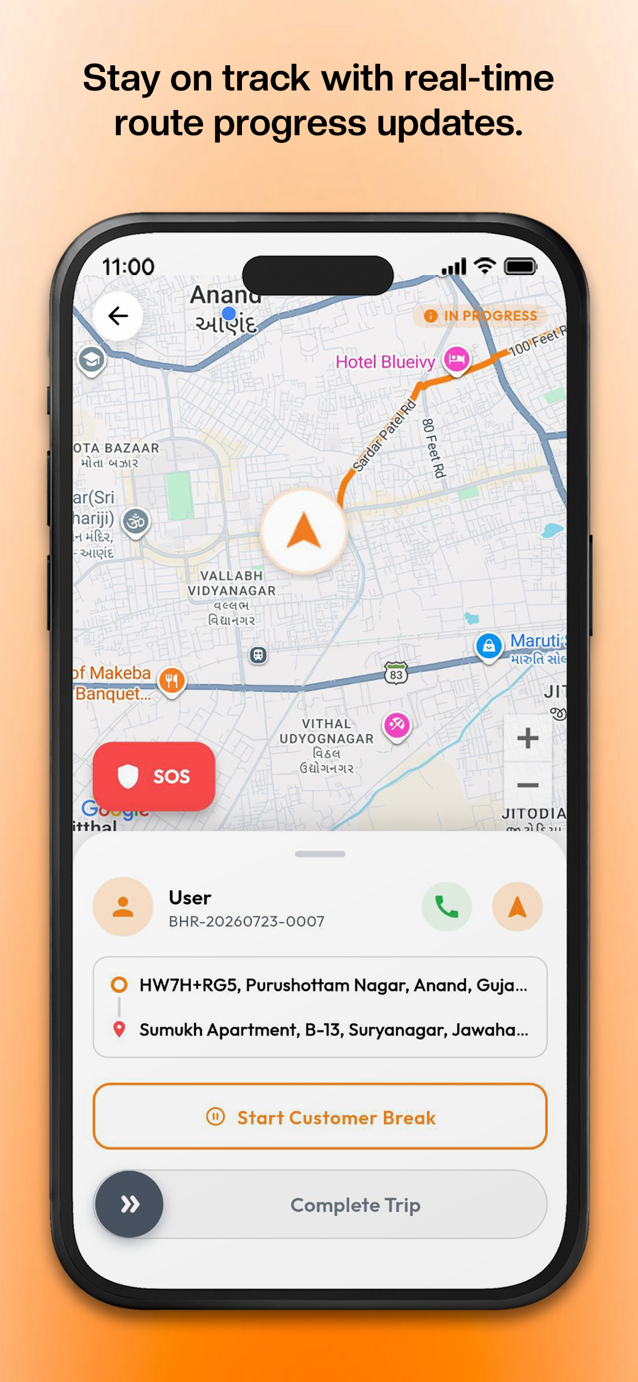 bharoso Cab : Partner screenshot 4