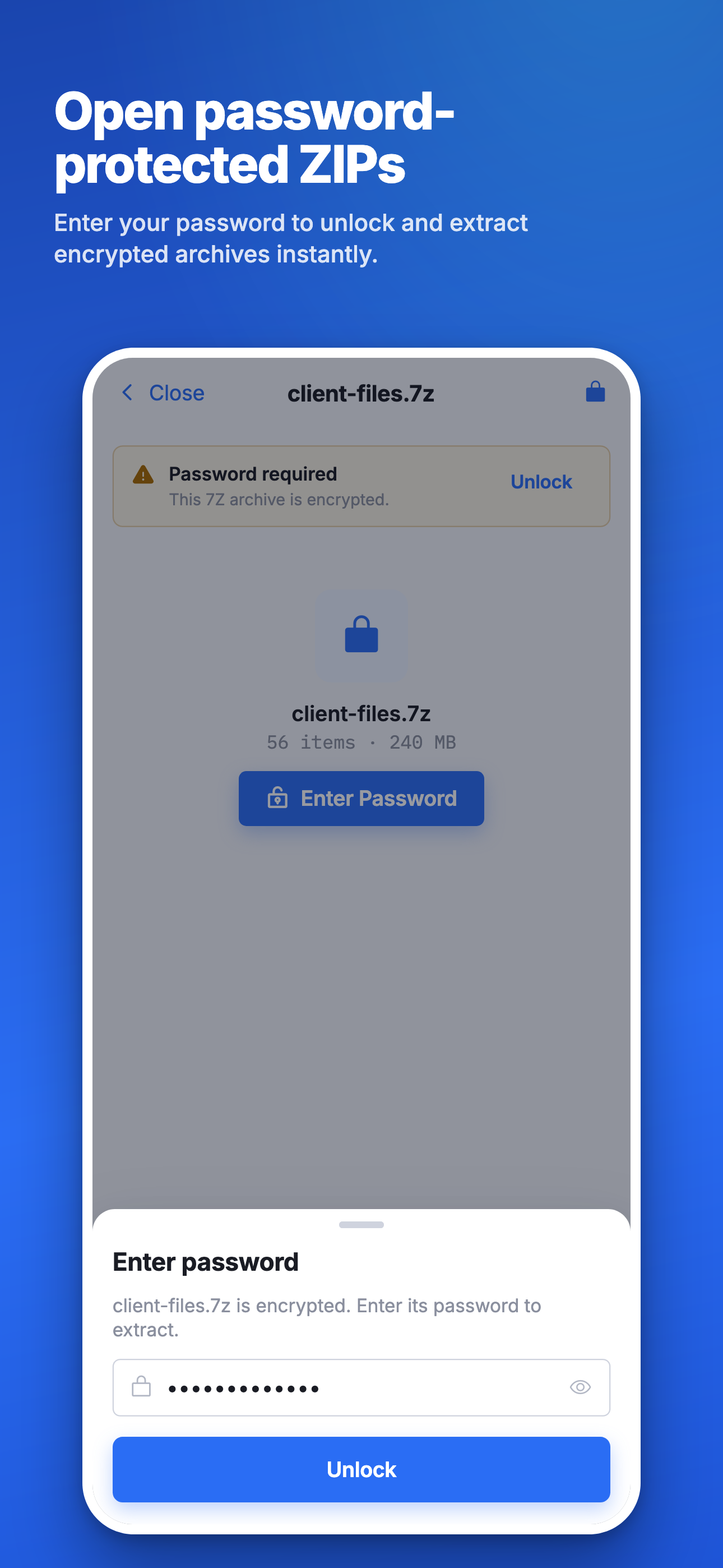 Archive Extractor: Unzip Files screenshot 5