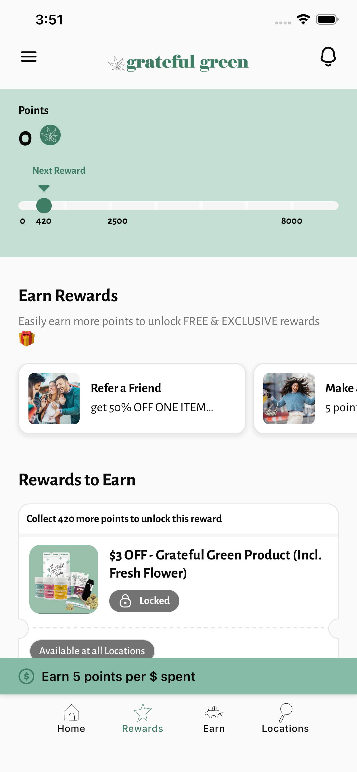 Grateful Green screenshot 4