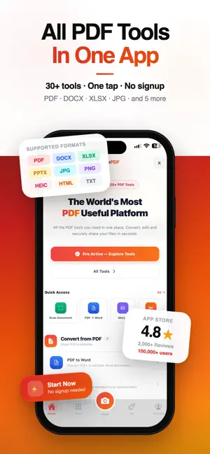 FreePDF: PDF Converter & Scan screenshot 1