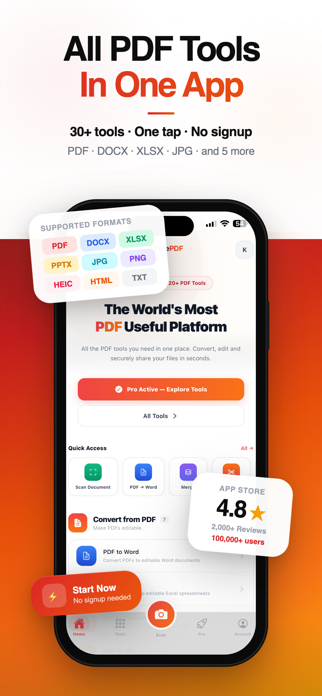 FreePDF: PDF Converter & Scan Screenshot 1 of 9