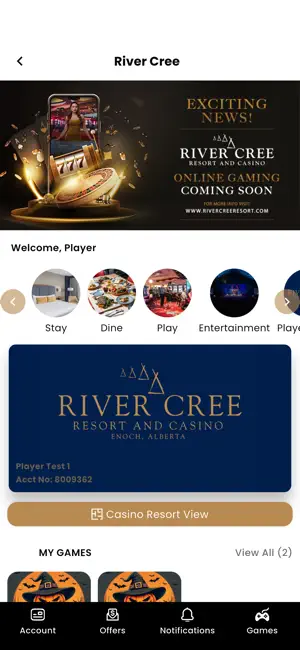 River Cree Resort & Casino screenshot 1