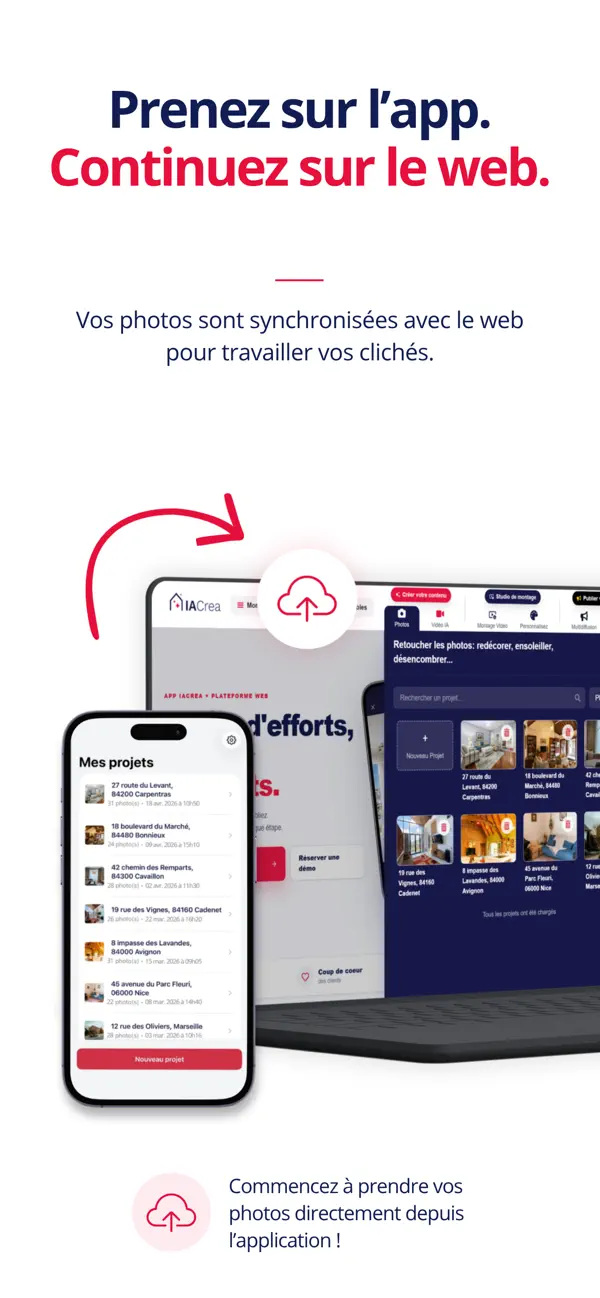 Screenshot #2 pour IACrea - Photos Immobilières