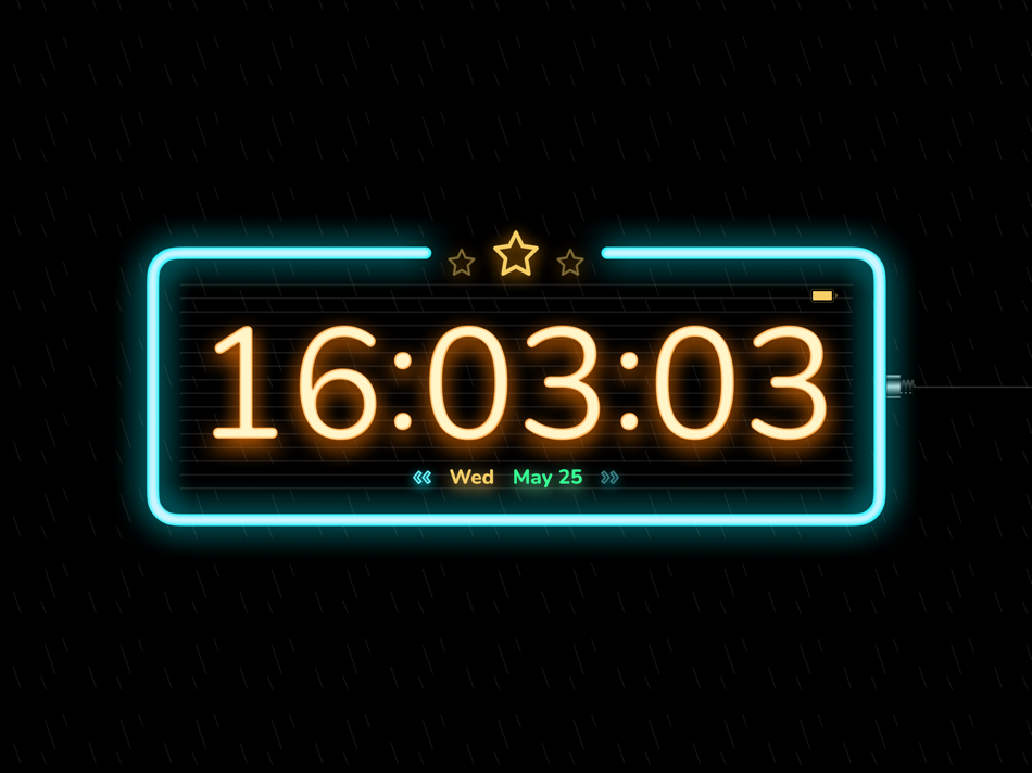 #9. Air Clock - Flip Clock Widget (macOS) di: 志远 冯