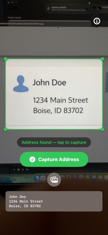 Address Scanner Screenshot 1 of 4