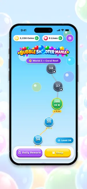 Bubble Shooter Mania - Blast screenshot 2