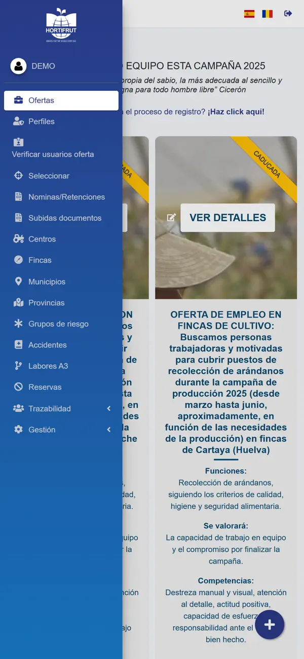 Screenshot #1 pour Hortifrut