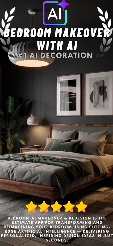 AI Bedroom - Design Landscape - Graphics & Design App | MWM