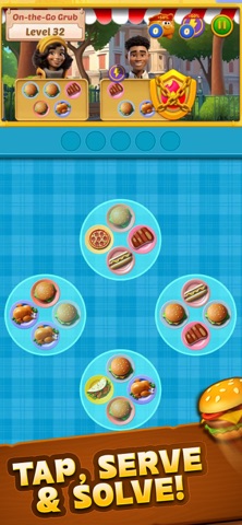 Cooking Diner: Food Puzzle iPhone screenshot