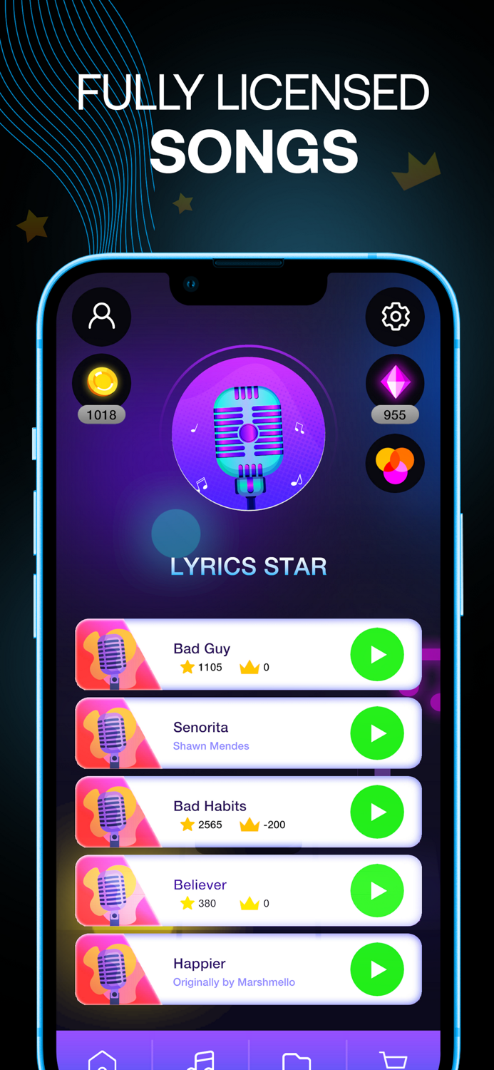 Lyrics Star・Song Lyrics Tiles