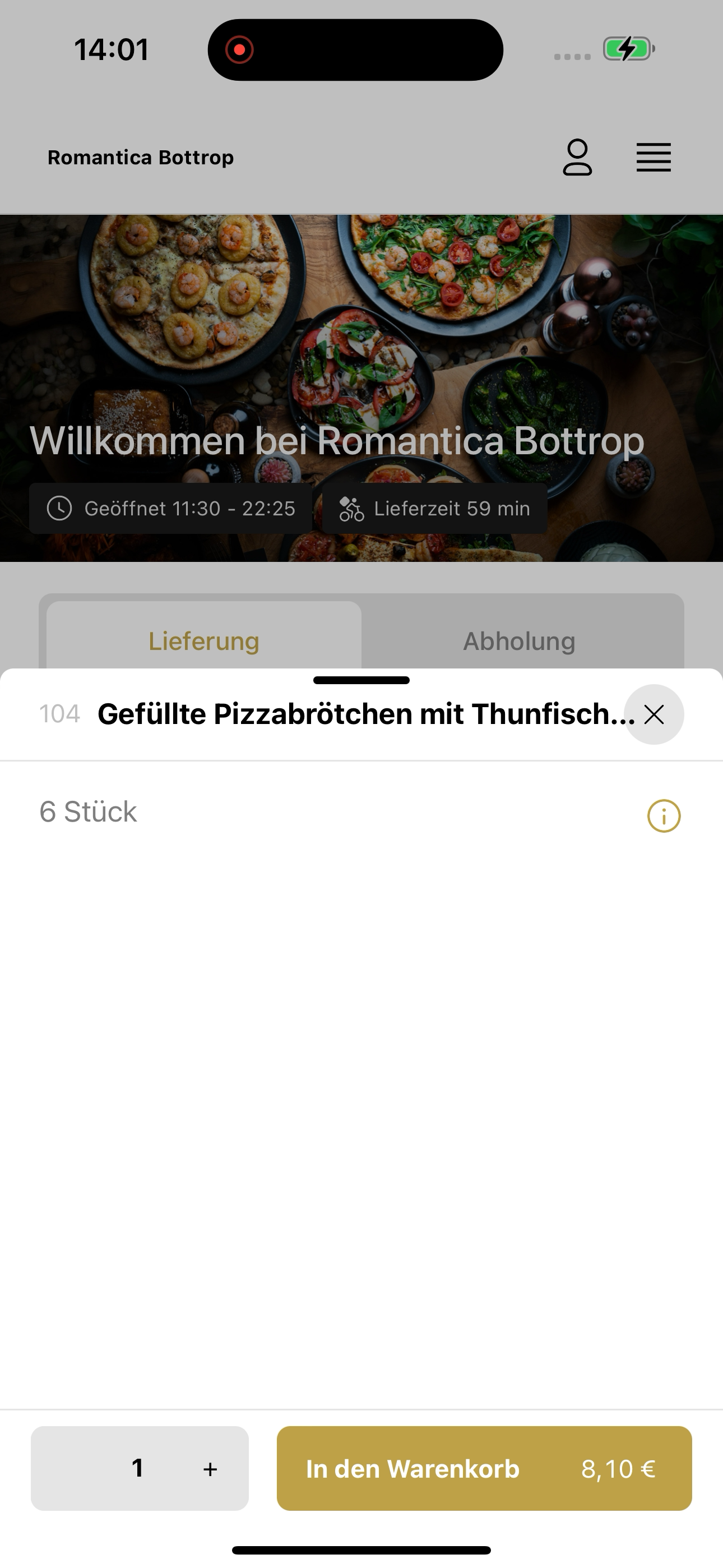 Pizzeria Romantica Bottrop screenshot 7