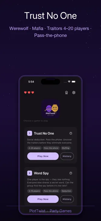 PlotTwist Party Games screenshot 2