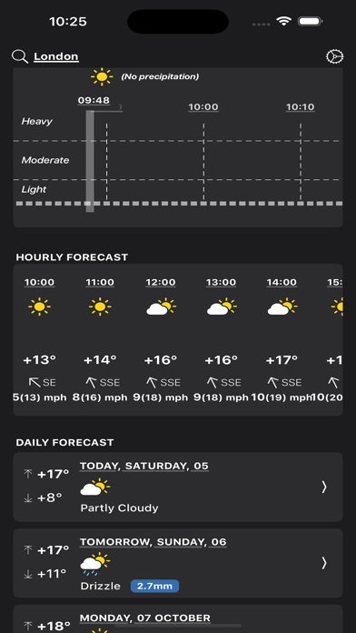 RainAlert: Rain Radar & Alerts iPhone screenshot 3 - Weather app
