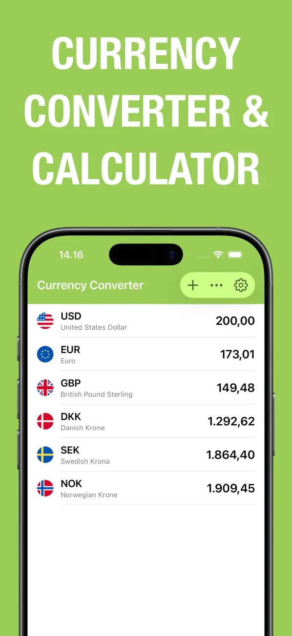 Screenshot #1 pour Convertisseur Devise Valuta+