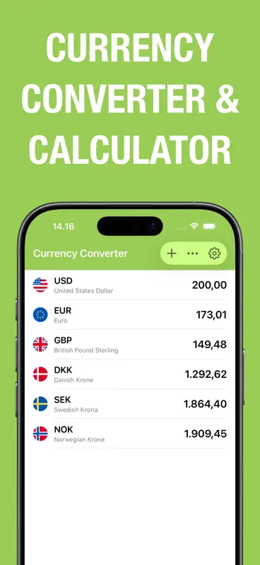 Currency Converter • Valuta+ screenshot 1 of 6