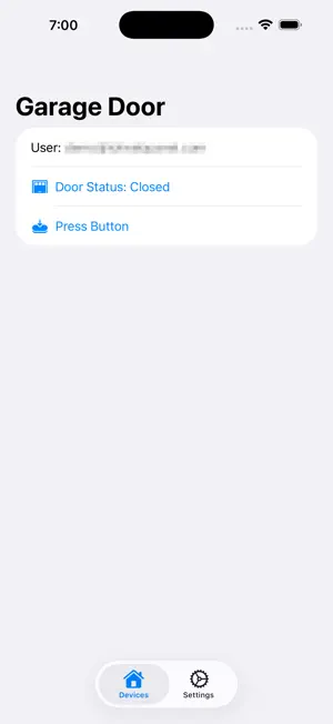 Garage Door by IoTWebPanel.com screenshot 1