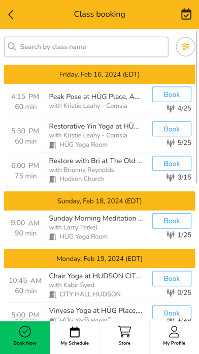 Ohio Main Street Yoga Centers Screenshot