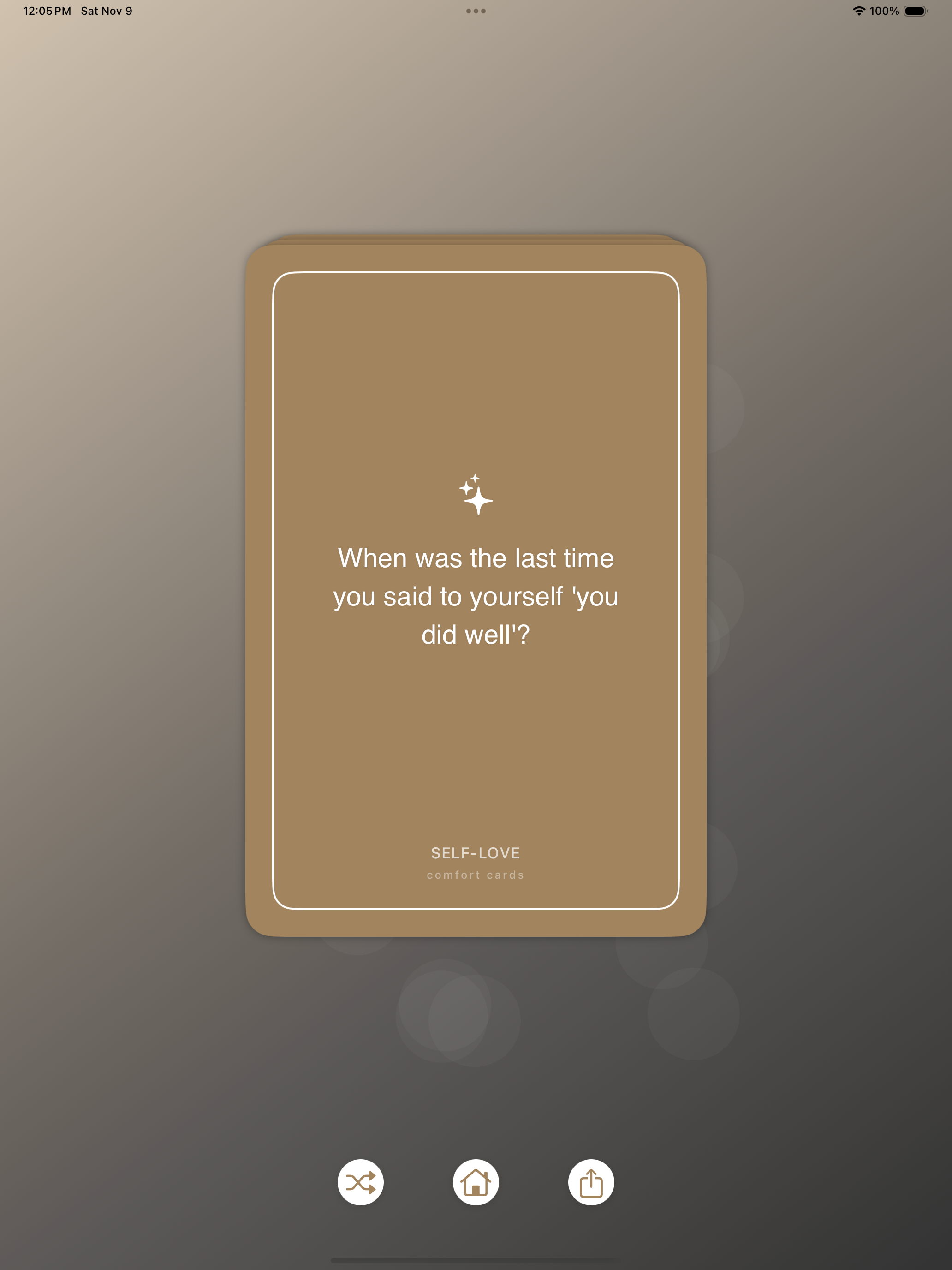 Comfort Cards