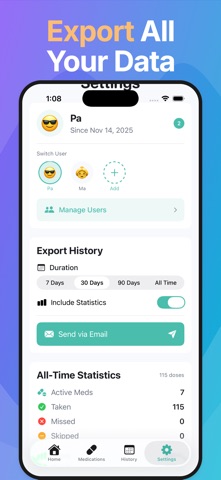 Dosely Medication Tracker screenshot