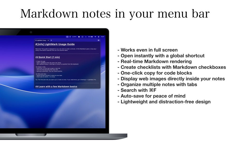 #2. LightMark (macOS) 来自: Takashi Tsuchiya