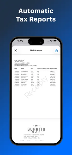 Receipt Tracker - Scanner Tax screenshot 4